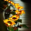 2 Stück LED-Solar-Sonnenblumen-Gartenleuchten mit Erdspieß, Produktbild-Vorschau 2