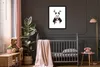 MuchoWow® Gerahmtes Poster Panda - Geweih - Halstuch - Herz Produktbild-Vorschau 6