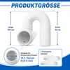 Abluftschlauch Isolierung Klimagerät Hitzeschutz Hülle 150 Produktbild-Vorschau 2