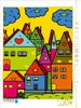 Calvendo Dorf Popart 1000 Teile Puzzle hoch 480x640mm, Produktbild-Vorschau 3