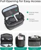 Kameratasche DSLR SLR Grau mit Regenschutzhülle - BAGSMART Produktbild-Vorschau 5