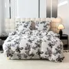 Pościel z mikrofibry BLACK BUTTERFLY kremowa Rozmiar Podgląd zdjęcia produktu 4