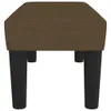 vidaXL Lavica tmavohnedá 70x30x30 cm Látka Náhľad obrázku produktu 4