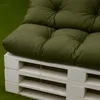 Palettenkissen Set Grün – Sitzkissen 120×60 cm & Produktbild-Vorschau 10