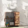 Meuble sous vasque simple Vicco Ilias Chêne rustique Voir les images du produit 5