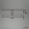 Briloner Basu LED Spiegelleuchte Bad, 2 in 1 Montage, IP44 Produktbild-Vorschau 8