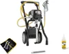 A paint spray system and its accessories are displayed against a white background. Produktbild-Vorschau