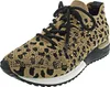 A single athletic shoe with a leopard print pattern. Anteprima dell’immagine prodotto