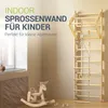 Juskys Sprossenwand für Kinder - Indoor Klettergerüst mit Produktbild-Vorschau 2
