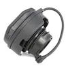 A black fuel tank cap with a tether is shown against a white background. Produktbild-Vorschau