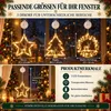 LED Fensterdeko Weihnachten 3er Set, Stern Weihnachtsbaum Produktbild-Vorschau 7
