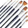 10er Set MozArt Supplies Premium Nylon Malpinsel Größe Produktbild-Vorschau 1