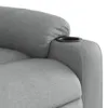 vidaXL Sedia da massaggio elettrica in tessuto grigio Anteprima dell’immagine prodotto 12