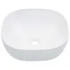 vidaXL Waschbecken 42,5 x 42,5 x 14,5 cm Keramik Weiß -  Produktbild-Vorschau 3