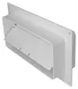 Flachkanal Wandflansch mit Rückschlagklappe 220x90 mm Produktbild-Vorschau 1