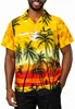 King Kameha Hawaiihemd "Beach" in Gelb Herren Hawaii-Hemd Produktbild-Vorschau 3