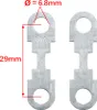 4pcs 80A Bande fusible plaque Métal argent Voiture Voir les images du produit 3