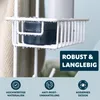 bremermann scaffale doccia sospeso 2 cestini 70 cm (bianco) Anteprima dell’immagine prodotto 4