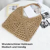 Strandtasche Strohtasche Damen, Boho Umhängetasche, Produktbild-Vorschau 9