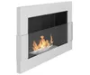 Cheminée éthanol Nice-House 650x400mm blanc brillant avec Voir les images du produit 1