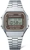 Casio A168WA-5AYES Orologio Digitale Vintage Marrone Scuro Anteprima dell’immagine prodotto 6