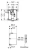 Schell Urinal-Wandeinbau-Spülarmatur COMPACT II Rohbauset Produktbild-Vorschau 2