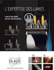 Marketing material showcasing the expertise of blades with diagrams and text. Anteprima dell’immagine prodotto