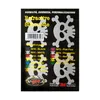 Sticker Aufkleber Reflektierend Totenkopf Weiß Produktbild-Vorschau 2