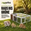 zooprinz Kaninchenstall Hasenstall Comfort L | Freilauf Produktbild-Vorschau 3