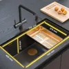 QUADRON Spülbecken 1-Becken Spüle | Größe: 70 x 37 x 23,5 Produktbild-Vorschau 8