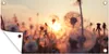 MuchoWow® 160x80 cm Outdoor-Poster Gartendeko Sichtschutz Produktbild-Vorschau 1