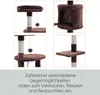Kratzbaum Katzenbaum Katzenkratzbaum 112 cm Kletterbaum Produktbild-Vorschau 6