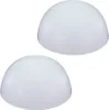 2er Set Moderne LED Halbkugel Solarleuchte für den Garten Produktbild-Vorschau 1