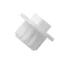 A white plastic gear part on a white background. Produktbild-Vorschau