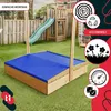 KOTARBAU® Bac à Sable Enfant Extérieur Bois de Pin 120 x Voir les images du produit 8