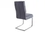 Design Freischwinger Stuhl COMFORT vintage grau Produktbild-Vorschau 6
