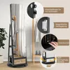 COSTWAY Armoire à bijoux 360°, armoire à glace avec miroir Voir les images du produit 9