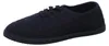 Sneakers Damen-Leinenschnürer Schwarz, Farbe:schwarz, EU Produktbild-Vorschau 6