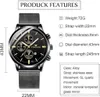 Armbanduhren, Herren-Armbanduhr, Quarz, wasserdicht, Produktbild-Vorschau 3
