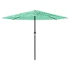 vidaXL Sonnenschirm mit Stahlmast Grün 324x324x247 cm Produktbild-Vorschau 3