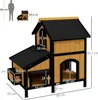 Katzenhaus, Tannenholz, Katzenhütte mit mehreren Eingängen, Produktbild-Vorschau 2