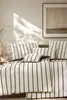 Bettwäsche-Set LINE 140x200 cm, Beige-Braun, 100% Baumwolle Produktbild-Vorschau 2