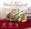 Wollteppich Gabbeh Uni Rot 60x90 cm | Moderner Teppich für Produktbild-Vorschau 5