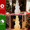 COSTWAY 141cm LED Schneemann beleuchtet, Weihnachtsdeko Produktbild-Vorschau 6