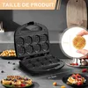 YASHE Multi Mini gaufre, plaque à gaufre, cuisson 8 x 5 cm, Voir les images du produit 5