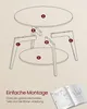 VASAGLE Couchtisch, Wohnzimmertisch, 80 x 45 cm, einfach zu Produktbild-Vorschau 5