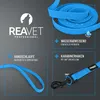 REAVET Schleppleine für Hunde 10 Meter, Blau I Robuste & Produktbild-Vorschau 2