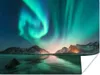 MuchoWow® Poster Nordlichter - Sterne - Landschaft - Winter Produktbild-Vorschau 1
