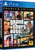 Collage of images from the game Grand Theft Auto V, showing various characters, vehicles, and scenes. Produktbild-Vorschau
