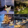 Leucht-Huhn mit Schal, LED-Weihnachtsfigur, 39,8 cm, für Außen Produktbild-Vorschau